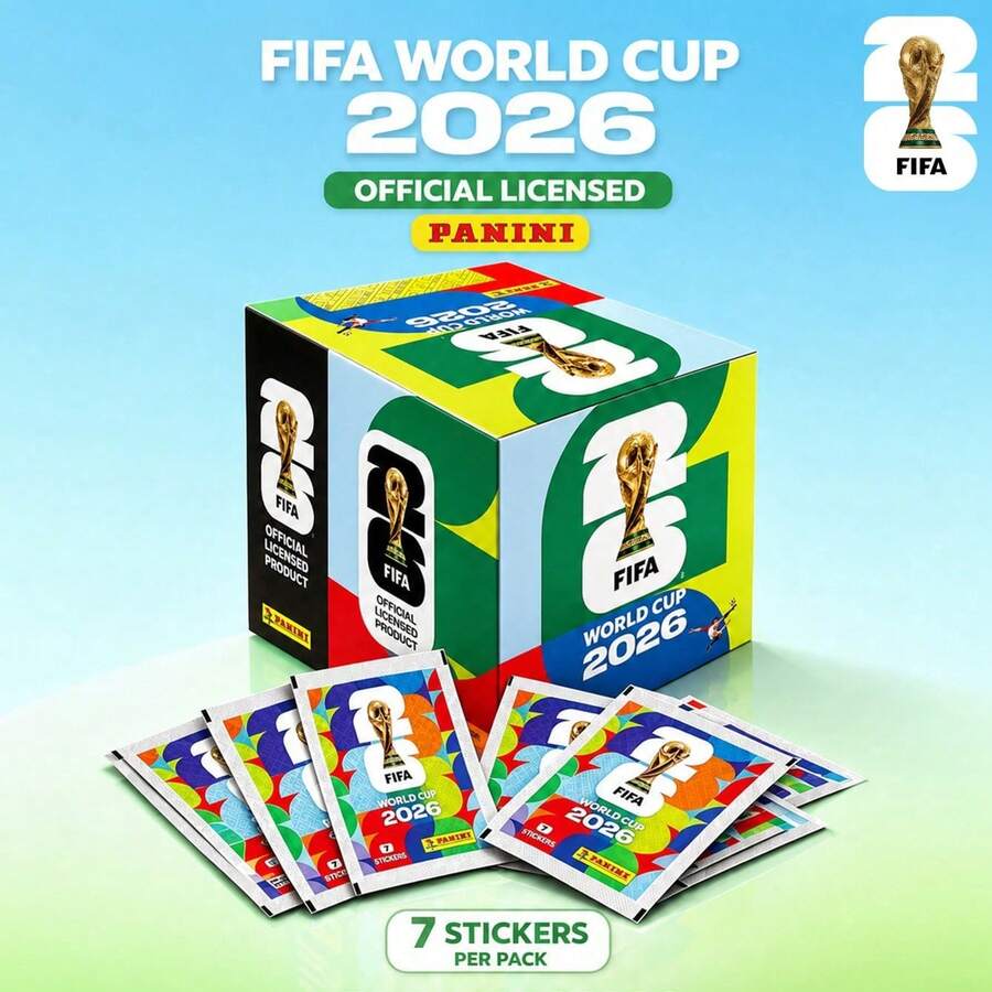 FIFA FIFA 2026 World Cup Blind Box, 7 Stickers Per Pack, Officially Licensed Football Collectibles, Suitable For Football Fans. - View 1
