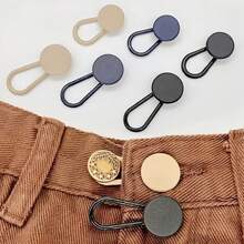 6pcs (3 Medium & 3 Large) Adjustable Waist Extender - No-Sew Denim Waist Extender, Durable Plastic Buckle, Suitable For Women's Jeans, Skirts And Dresses - Casual And Formal - Daily And Special Occasions - Easy To Install And Remove, Denim Waist Extender, Clothing Alteration Tool, Streetwear Accessory, Sturdy Clip Design, Skirt Extender, Discreet Accessory, Solid Structure, Fashion Accessory, Ideal Choice For Enthusiasts - Multi-color - View 3