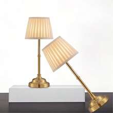 2pcs Wireless Modern Retro Rechargeable Dimmable LED Table Lamp, Touch Control, Camping Light, Bedside Night Light, Dining Room Atmosphere Desk Lamp - Multi-color - View 10