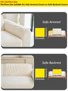 1PC Cream-Style Plush Velvet Non-Slip Pet-Friendly & Stain-Resistant Sofa Cushion – Sofa Decorative Protector Cover, Fits 1, 2, 3, 4-Seater Sofas, All-Season Universal, Machine Washable, Durable, Dustproof - Beige - View 17
