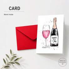 10 Cards And 10 Envelopes Invitation Set, Perfect For Celebrating Milestone Birthdays. These Congratulations Invitations Are Ideal For Friends, Classmates, Parties And Graduation Celebrations - A - View 3
