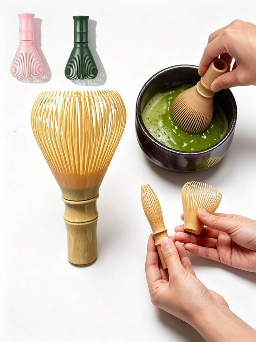 10pcs PP Resin Matcha Whisk, Traditional Japanese Handmade Stirring Stick, Specialty Tool For Matcha Preparation