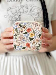 Women's Flower Jewelry Box White-Travel Jewelry Case-Jewelry Box Organizer-Jewelry Box Earrings-Jewelry Box Necklace-Jewelry Box Organizer Storage - Vintage Floral Jewelry Box - View 35