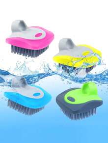 1pc Multifunctional Vegetable Brush, Potato Cleaning Brush, Kitchen Fruit And Vegetable Cleaning Brush, Suitable For Carrots, Tomatoes, Apples And More, Kitchen Sieve Cleaning Brush, Descaling Cleaning Brush, Essential Kitchen Tool - Multicolor - View 9