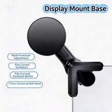 Magnetic Phone Car Mount Screen Holder/Car Navigation Phone Mount/Hidden Adjustable Magnetic Bracket, Compatible With Smartphones/ 12 And Above Models/New Year Gift - A - View 2