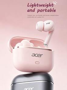 Earbud Nirkabel In-Ear Acer OHR657, Nyaman Dipakai, Peredam Kebisingan Aktif, Chip Bluetooth 6.0, Panggilan Jelas, Kontrol Sentuh, Kompatibel dengan Sistem Ponsel iOS/Android - View 3
