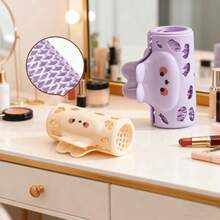 2pcs Cartoon Portable Mini Hair Curlers, Small Size Fluffy Non-Damaging Inward Curling Air Bangs Roller, Korean Style Hair Rollers, Multiple Colors Available, Multi-Function Plastic Hair Clips, Ideal Gift For Family And Friends, Travel Essential, Back To School Season Must-Have - Multicolor - View 2