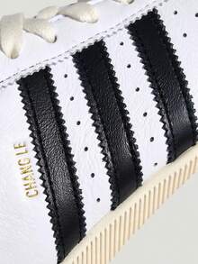 Adidas New ANFU Vintage Versatile Casual Thin-Sole Lightweight Sneakers For Women - White/Black/Off-white - View 11