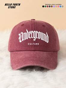 1pc "CULTURE" Letter Print Classic Hard Top Baseball Cap, Lightweight Comfortable All-Season Wear Classic Multi-Function Baseball Cap, Unisex Baseball Cap, Outdoor Casual Sports Hat Suitable For Daily Life And Street Wear - A - View 10