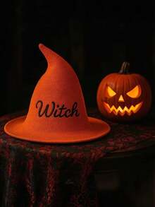 Halloween Witch Hat, Foldable Wizard Hat, Suitable For Halloween, Cosplay, Party And Daily Autumn Wear. A Halloween Trick-Or-Treat Hat - Multicolor - View 3