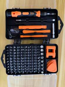 1 Set 115pcs Professional Car Repair Tool Kit: Portable Durable Easy-To-Use Ratchet Wrench Set, Suitable For Car, Boat, Motorcycle Repair And Home Industrial Maintenance, Includes Carrying Case, Christmas Halloween Gift - Multicolor - View 6