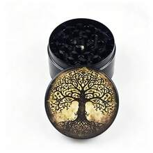 New Tree Of Life Style Grinder - Compact Travel Grinding Device, Suitable For Women And Men As Birthday/Valentine's Day Gift, Travel Accessory, Interesting Aesthetic Style, Durable Construction, Great Gift Choice - View 2