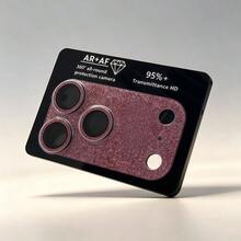 亮面相機鏡頭保護膜，適用於 iPhone 18 Pro Max/18 Pro，2026 新款酒紅色鏡頭膜，9H 硬度防刮 PC 材質，無氣泡、易安裝，高清晰透明，拍照清晰不模糊，時尚女性手機配件 - 彩色 - 查看 5
