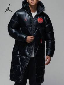 Nike/Authentic Paris Saint-Germain Series Men's Long Hooded Warm Padded Coat FV7743-045 - FV7743-045 - View 1