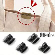 4/8Pairs Magnetic Clasp Invisible Seamless Buckle, Metal Snap Button For Handbag, Wallet Decoration DIY Craft Accessories, Suitable For Bags, Jewelry Boxes And More - Multicolor - View 24