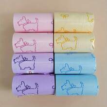 Macaron Color Pet Waste Bags, Thickened Portable Dog Poop Bags, Disposable Diaper Bags, Scented Dog Waste Bags, Leak-Proof And Durable, - A - View 5
