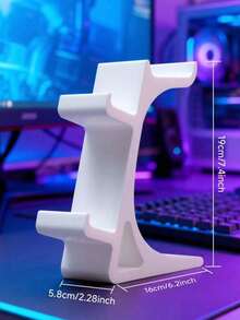 Estetika Desktop Minimalis: Dudukan Kontroler dan Headphone Terintegrasi, Kompatibel dengan Kontroler PlayStation/X1-BOX/S/Switch, Pengaturan Gaming yang Imersif; Rak Display Gamer Profesional, Kapasitas Beban yang Kuat, Anti-Terbalik - MultiWarna - View 11