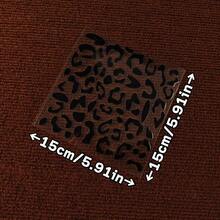 Leopard Print Decal Car Leopard Print Sticker DIY Waterproof Decoration Auto Parts Rearview Mirror Window Vinyl Sticker Easy To Stick Mobile Phone Bicycle Cup Sticker - A - View 8