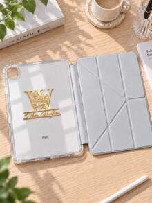 Casing Ponsel Kustom dengan Nama dan Monogram Bunga, Penutup Lipat Y Transparan dengan Penyangga, Pelindung untuk Penggunaan Sehari-hari di Kantor, Rumah, dan Perjalanan, Desain Emas/Perak yang Estetis, Hadiah Ulang Tahun dan Natal Terbaik untuk Wanita, Anak Perempuan, dan Teman. - MultiWarna - View 10