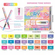 Direct Liquid Acrylic Markers, Multiple Color Themes Available 24/36 Colors, Direct Liquid Art Pens, Suitable For Painting, Coloring, Crafts, School And Office Supplies - Acrylic Paint Marker Set With Direct Liquid Feed - View 20