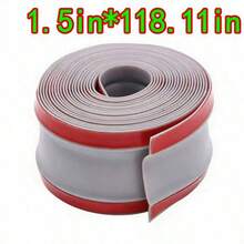 3.8cm*1/3/5m 5.5cm*1/3/5m 自黏式牆面電纜蓋附收納盒，可切割柔性電纜套管，白色可上漆電纜管理套件，適用於電視牆、居家辦公室、廚房、臥室，隱藏電線打造簡潔牆面裝飾，電纜整理器電纜保護套 - A - 查看 23