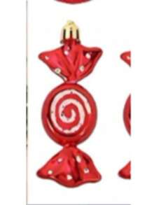 6pcs Christmas Candy Decor Set, Christmas Lollipop Hanging Ornaments, Plastic Lollipop Pendants Can Be Hung On Christmas Tree, With Gold Ribbon, Suitable For Christmas Party Decoration And Home Gathering Scene - Multiple Styles - View 14