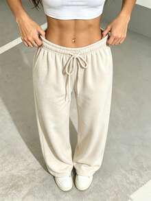 Women Pants - White - View 1