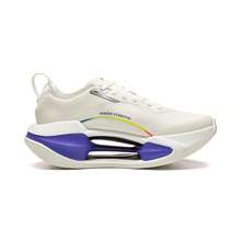 LI‑NING SHADOW 4 ESSENTIAL Men's Lightweight High‑Rebound Speed Running Shoes, Breathable Training Sneakers ARRW007 - Champagne White/black - View 4