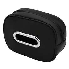 Car Leather Tissue Box, Hanging Tissue Pouch For Armrest, Seat Back & Sun Visor, Auto Tissue Holder - A - View 5