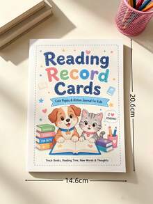 Children's Fun Learning Notebook, Reading Tracker, Vocabulary Record Notebook, Reading Tracking Memo Pad, Used For Reviewing After-Class Questions And Key Content, Back To School Supplies, Teacher Classroom Reward A5 Notebook, Holiday Learning Gift - Multicolor - View 4