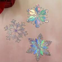 1pc Christmas Snowflake, Snowman Metal Cutting Die Template - Suitable For Christmas Scrapbooking Supplies, Applicable For Scrapbooks, Invitations, Cards, Photo Albums - Snowflake - View 4