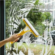 3-In-1 Glass Cleaning Tool With Sprayer, Multi-Function Window Squeegee Set, Suitable For Mirrors And Household Glass Surfaces - Upgraded Version - View 3