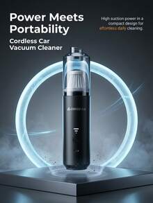 1pc Handheld Vacuum Cleaner, 130,000 RPM Turbo Fan, Adjustable Electric Air Duster, Brushless Motor Handheld Air Tube, High-Performance Car Vortex Turbo, Air Cushion Inflator, Pet Dryer, BBQ Blower - Black - View 7