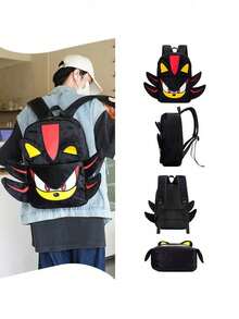 asmodee Dark Hedgehog Sonic Backpack, Cute Cartoon Couple School Bag, Large Capacity Travel Bag, Suitable For Girls And Boys - Multi-color - View 6