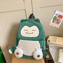 asmodee Snorlax Pokemon Cute Plush Backpack 3D Cartoon Character School Bag Large Capacity Soft Daily Backpack Adjustable Shoulder Straps Travel Backpack Suitable As Gift For Boys Girls/Teenagers - Multi-color - View 13