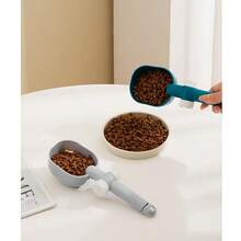 Multifunctional Dog And Cat Feeding Spoon, Cat Food Dispenser, Dog Food Storage, Convenient Spoon, Leak-Proof Cat And Dog Food Spoon, Feeding Tool, Multifunctional Pet Food Container Shaped Spoon, Dishwasher - 200ml - View 4