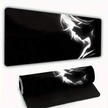 Fashionable Mouse Pad With Artistic Gradient Design, Suitable For Your Office Desk - Girl With Closed Eyes - View 7