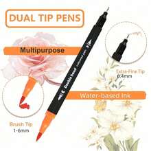 120/100/72/60 Colors Dual-Tip Marker Set, Watercolor Painting Pens, CD Box Packaging, Professional Sketching Pen Combination, Perfect Christmas, Halloween, Easter Gift - Sets - View 5