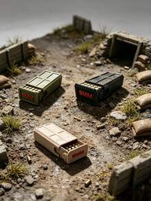 3D Printed 9mm Storage Box With A 50-Round Capacity Drawer, Essential Tactical Equipment For Shooting Practice. Smooth Drawer Operation. Desktop Hardware Organizer. - Multicolor - View 9
