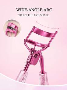1 Set Eyelash Curler With 2 Replacement Pads, Stainless Steel Manual Eyelash Curler, Professional Beauty Tool, Portable Eyelash Curler With Replacement Pads, Suitable For Long-Term Use, Suitable For Home And Business Use, Suitable For All Makeup Women's Eyelash Curler Tool, Excellent Curling Effect, Precise Shaping Tool, Curling Device, Long-Lasting Eye Makeup - Multicolor - View 9