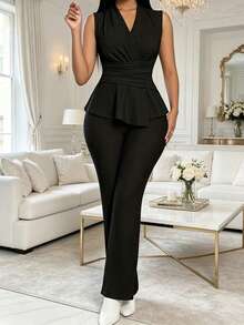 Women Two-Piece Outfits - Black - View 7
