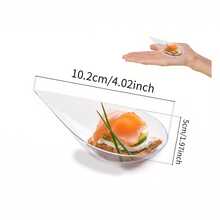20pcs 4 Inch Mini Appetizer Cups, Transparent Plastic Dessert And Appetizer Dish Set, Asian Spoon Set, Small Catering Dessert Tasting Cups For Afternoon Tea Mini Desserts - Transparent - View 11