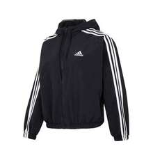 Adidas Dance SLIM 3-Stripes Slim Fit Black Long Sleeve Track Jacket Women's - Black - View 3