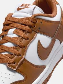Nike Women's DUNK Retro Sneakers, Casual Shoes - White Brown - View 11