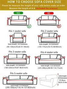 1pc Printed Elastic One-Piece Sofa Cover, Minimalist Style, Pet-Friendly Non-Slip Stain-Resistant Scratch-Resistant, Suitable For All Seasons, Machine Washable, Fits Living Room, Bedroom, Study, Suitable For 1/2/3/4 Seater Sofa - Multicolor - View 2