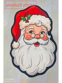 1 buah Karpet Dekoratif Motif Kepala Santa Claus, Karpet Ruang Tamu, Karpet Mewah Samping Tempat Tidur, Karpet Musim Gugur/Musim Dingin, Karpet Tebal, Karpet Ruang Tamu Besar, Karpet Kamar Tidur, Dekorasi Rumah Ruang Tamu, Karpet Luar Ruangan, Karpet yang Dapat Dicuci - MultiWarna - View 6