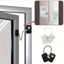 Heavy Duty Metal Safety Lock Set, Window And Refrigerator Locks, Home Security Locks, Fashionable Metal Appearance | Sturdy Structure | Home Door Locks - Durable - View 4