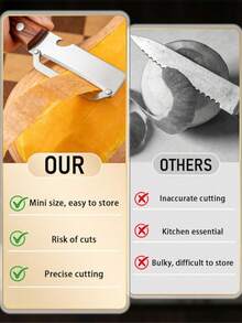 Multifunctional Stainless Steel Thickened Fruit Peeling Knife, Ultra Sharp Blade With Wooden Handle And Bottle Opener, Suitable For Vegetables Or Fruits That Need Peeling - Multicolor - View 8