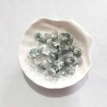 120pcs Magic‑Golden Two‑Tone Sakura Acrylic Through‑Hole Loose Beads For DIY Bracelet Phone Charm Keychain Craft Supplies - Multicolor - View 3