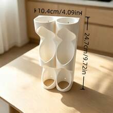1pc Kitchen Roll Holder, Under Cabinet Mount, Plastic Cling Film Dispenser, Space-Saving Design, Durable Material, Bathroom Accessory, Commercial & Residential Use, Essential For Small Apartments - Multicolor - View 8